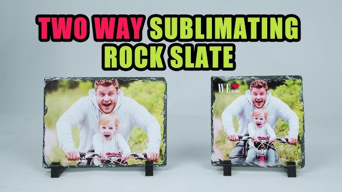 How to make a sublimation photo slate 
