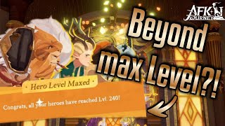 THIS happens when you reach MAX level! We go beyond... - #afkjourney