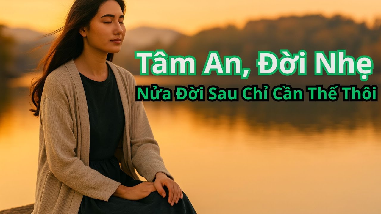 Buông Giận, Bỏ Buồn, Thôi Bực – Tâm An, Đời Nhẹ, Nửa Đời Sau Mới Thật Sự Sống!