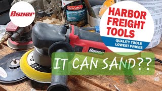 Bauer dual action polisher can sand plus Chevy square body update.
