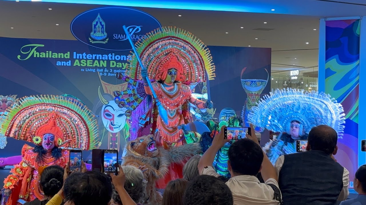 Chhau Dancers from India | Thailand International Mask Carnival 2025