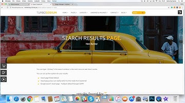How the Search Function Works on Turbo Sodium Templates