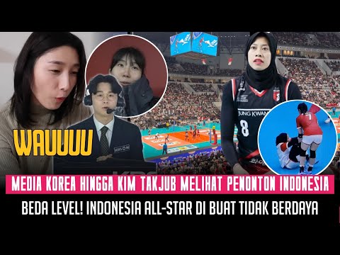PENONTON INDONESIA GEMPARKAN KOREA! Momen Kim di Buat TAKJUB • Indonesia All-star Beda level