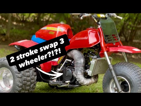 Breakdown of Jons 3 wheeler (kx 125 swap)