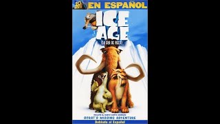 Opening To Ice Age Spanish Vhs 2002