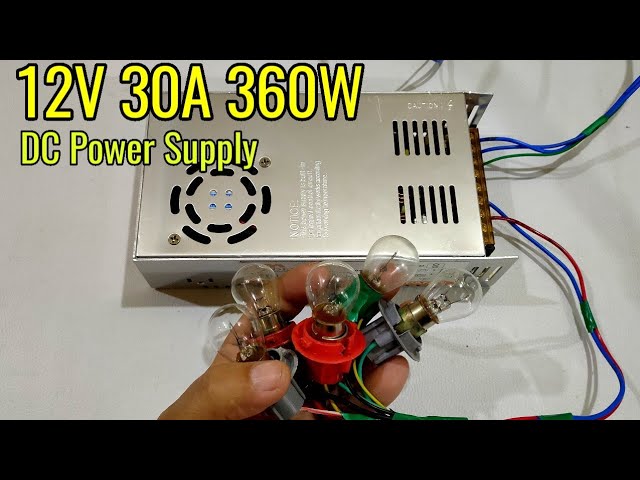 DC 12V 30A 360W Powerful Power supply