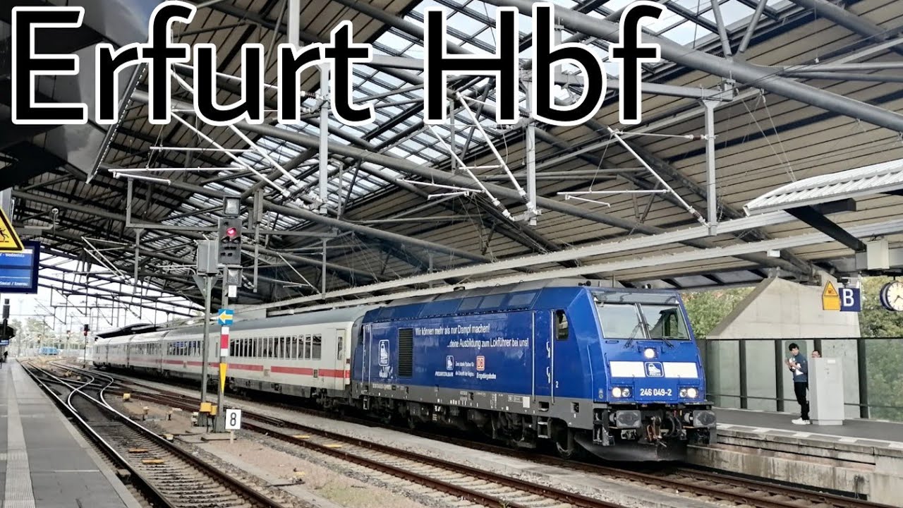 DB | Zugverkehr in Erfurt Hbf