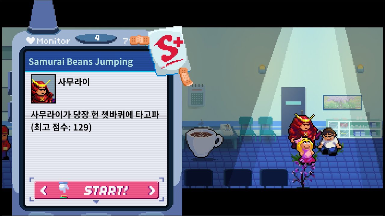 [Rhythm Doctor] Samurai Beans Jumping (Beans Hopper, 129pts) YouTube