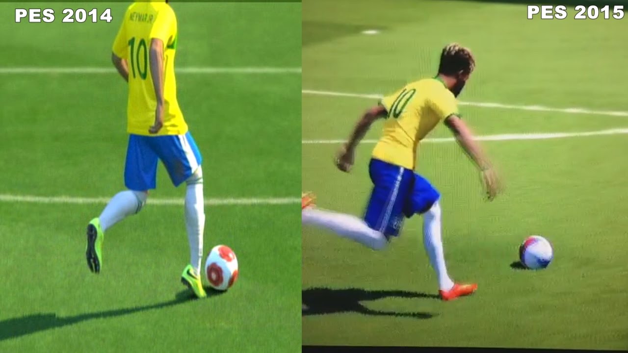 Pes 14 Vs Pes 15 Comparisons 1 Hd Youtube