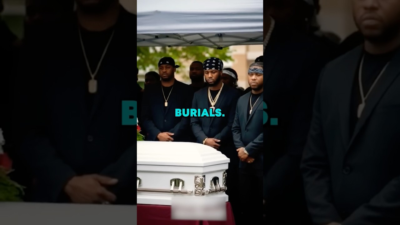 King Vons casket buried under concrete! #rap #kingvon