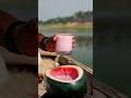 Jungle में बनाया Watermelon Shake 🍉🔥 | Desi Survival Cooking #foodshorts #shorts