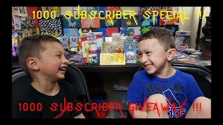 1000 SUBSCRIBER SPECIAL !!!! GIVEAWAY ANNOUNCEMENT & MORE