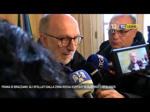 FRANA DI BRAZZANO: GLI SFOLLATI DALLA ZONA ROSSA OSPITATI IN ALBERGO  | 22/11/2025