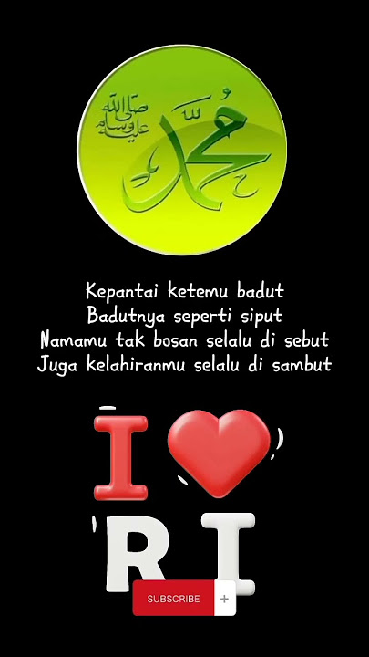pantun cinta nabi #viral #pantun #sholawat