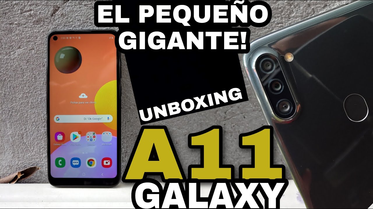 Samsung Galaxy A11 Unboxing En Español - YouTube