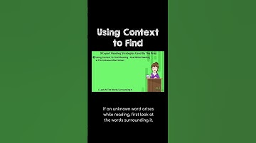 Reading Strategy: Using Context to Find Meaning | Special Education Resources #shorts