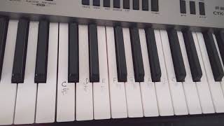 Phoolo sa chehra tera|KeyboardTutorial|Piano|Harmonium chords