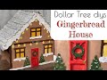 Dollar Tree Gingerbread House Christmas 2020 || make your own Gingerbread House