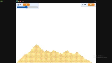 Sand simulation in SCRATCH (Showcase)