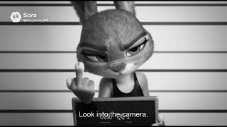 Judy Hopps Gets Arrested Sora A.i