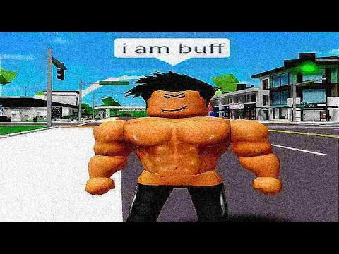 BECOMING A BUFF SLENDER IN ROBLOX 