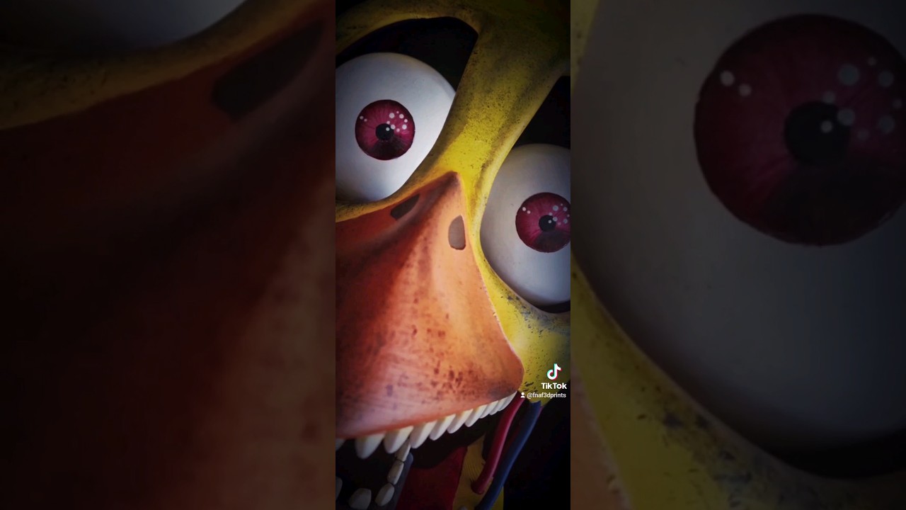 STL file Withered Chica Mask (FNAF / Five Nights At Freddy's