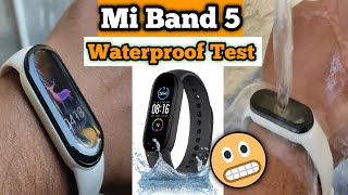 Mi Band 5 Waterproof Test | Mi Band 5 Quality Test | Mi Store Products