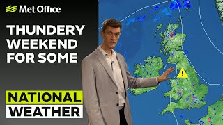 10/06/23 – Thundery Weekend For Some – Afternoon Weather Forecast UK – Met Office Weather image