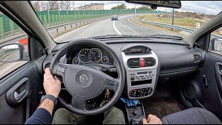 2003 Opel Corsa C [1.7 DTI 75HP] | POV Test Drive #1079 Joe Black