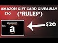$20 AMAZON GIFT CARD GIVEAWAY (RULES) *closed*
