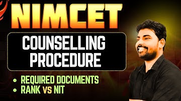 NIMCET 2025 Counselling & Choice Filling | NIMCET 2025 Counselling Date & Impotant Documents Aspire