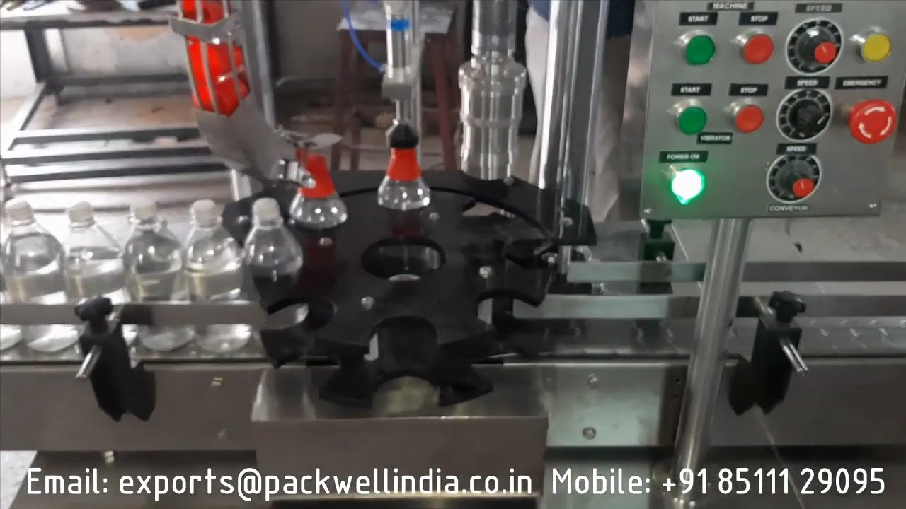 Automatic bottle capping machine