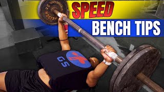 Speed Bench Press Tips | Move Bar Fast For Big Results!