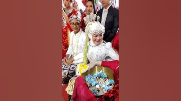 sawer panganten, sawerannya bikin salfok #menikah