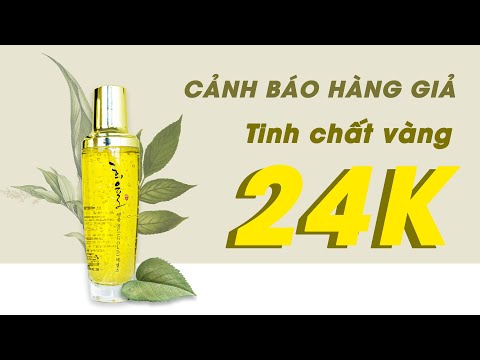 [Cảnh báo hàng giả] Tinh chất vàng 24k Hàn | Laluong Beauty