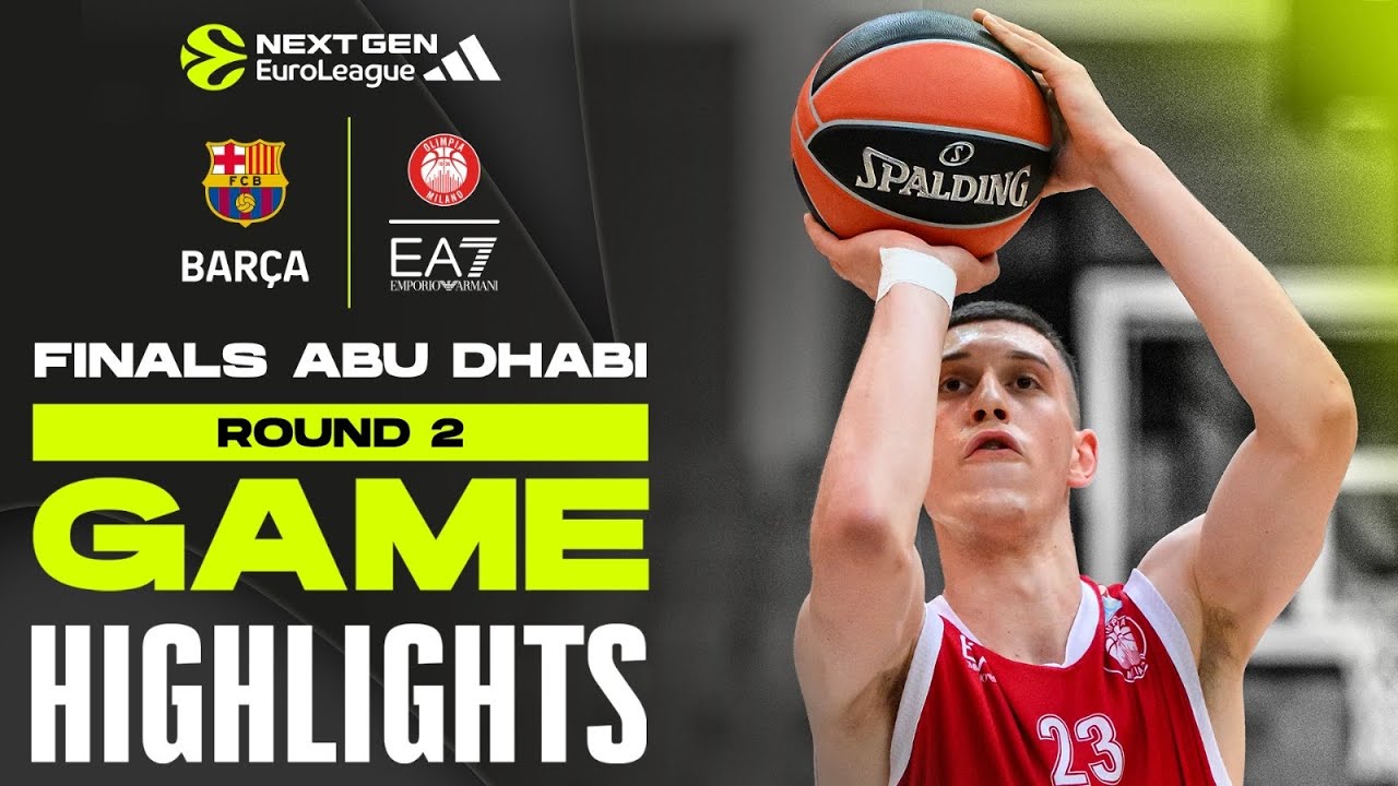 U18 ФК Барселона - U18 EA7 Милан | Обзор 2-го тура | Финалы Adidas NextGen EL, Абу-Даби, 2024-25