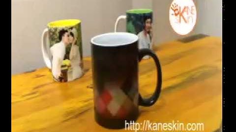 In cốc đổi màu, cốc ma thuật, cốc cảm biến nhiệt tại Kaneskin