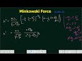 Lecture 16 | Calculation of Components of Minkowski Force | MSc 2nd semester Electrodynamics