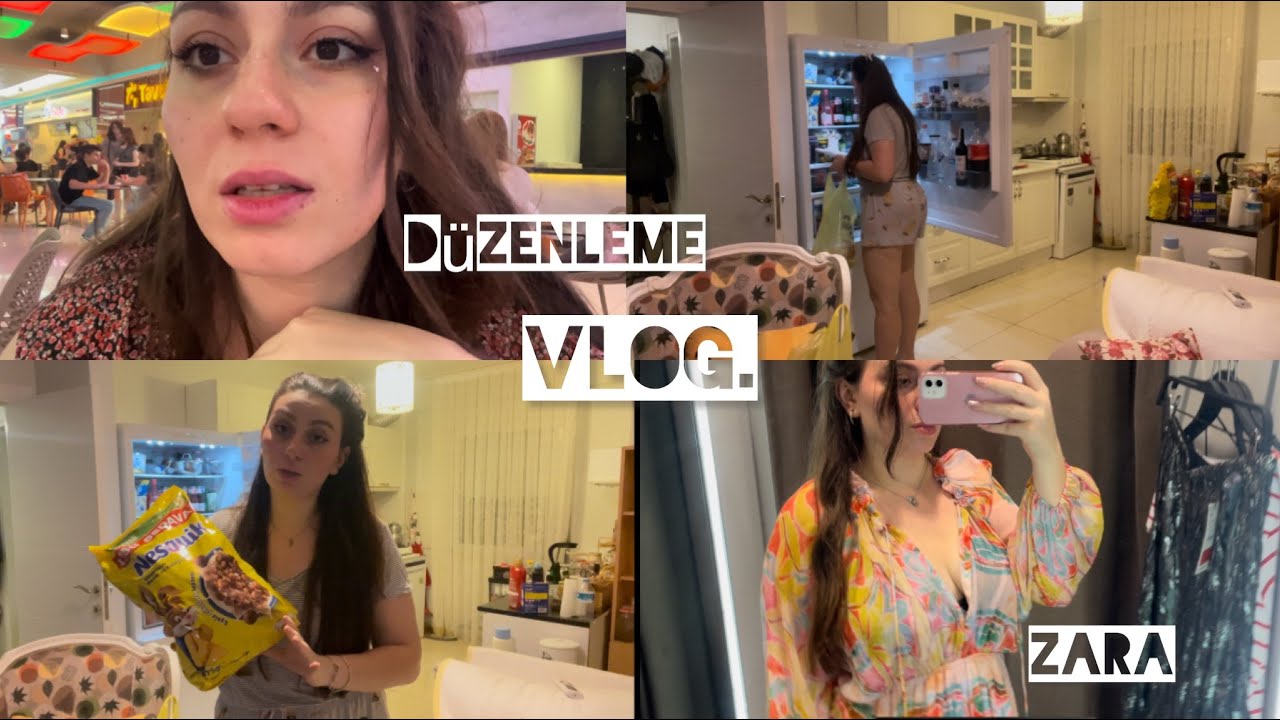 Dolap Düzenleme Vlog | Alışveriş | Madame Coco , Zara İndirimi | Temizlik ✨🤍