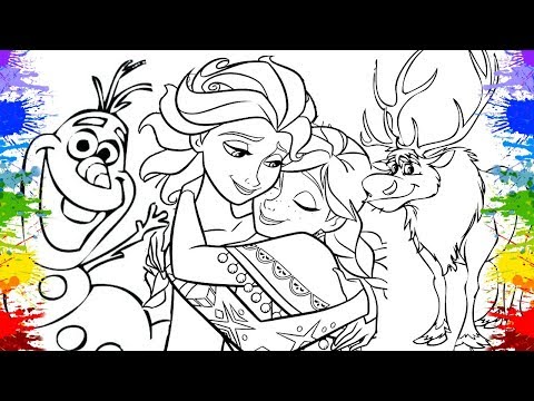 Melhor Desenho de colorir FILME FROZEN 2, Filme de Animação infantil
