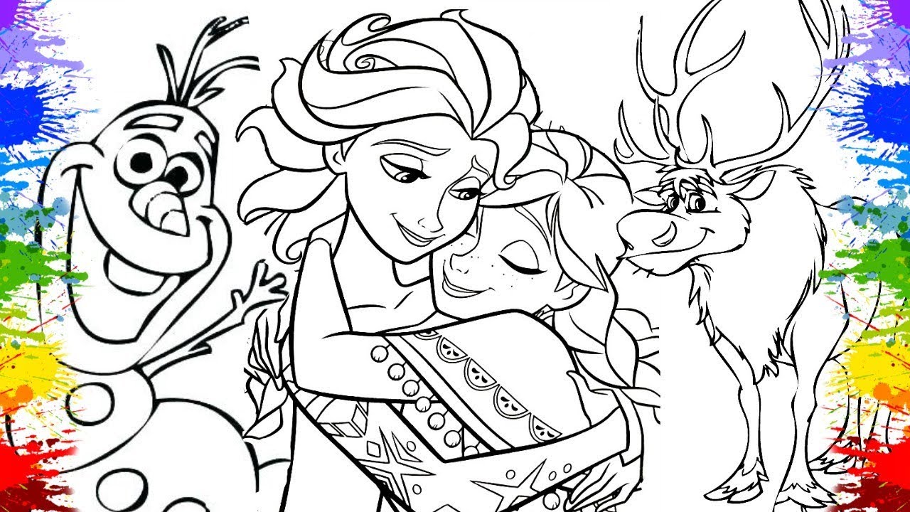 Desenhos para colorir da Frozen