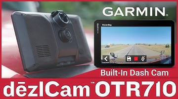 Garmin® trainingsvideo -  dēzlCam™ OTR710 met geïntegreerde dashcam