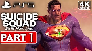 SUICIDE SQUAD KILL THE JUSTICE LEAGUE Gameplay Walkthrough Part 1 [4K 60FPS]  No Commentary