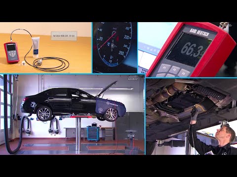 Mercedes-Benz - How to check the oil level in an automatic transmission using an ultrasound device