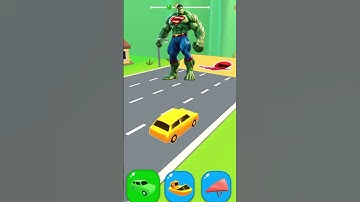 Shape-Shifting Game New Sounds & Levels 🚗 | BeamNG.drive #shorts #hulk