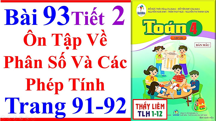 Vở bài tập toán lớp 3 trang 92 tập 1 năm 2024