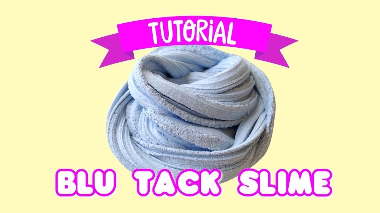 BLU TACK SLIME TUTORIAL #SHORTS 