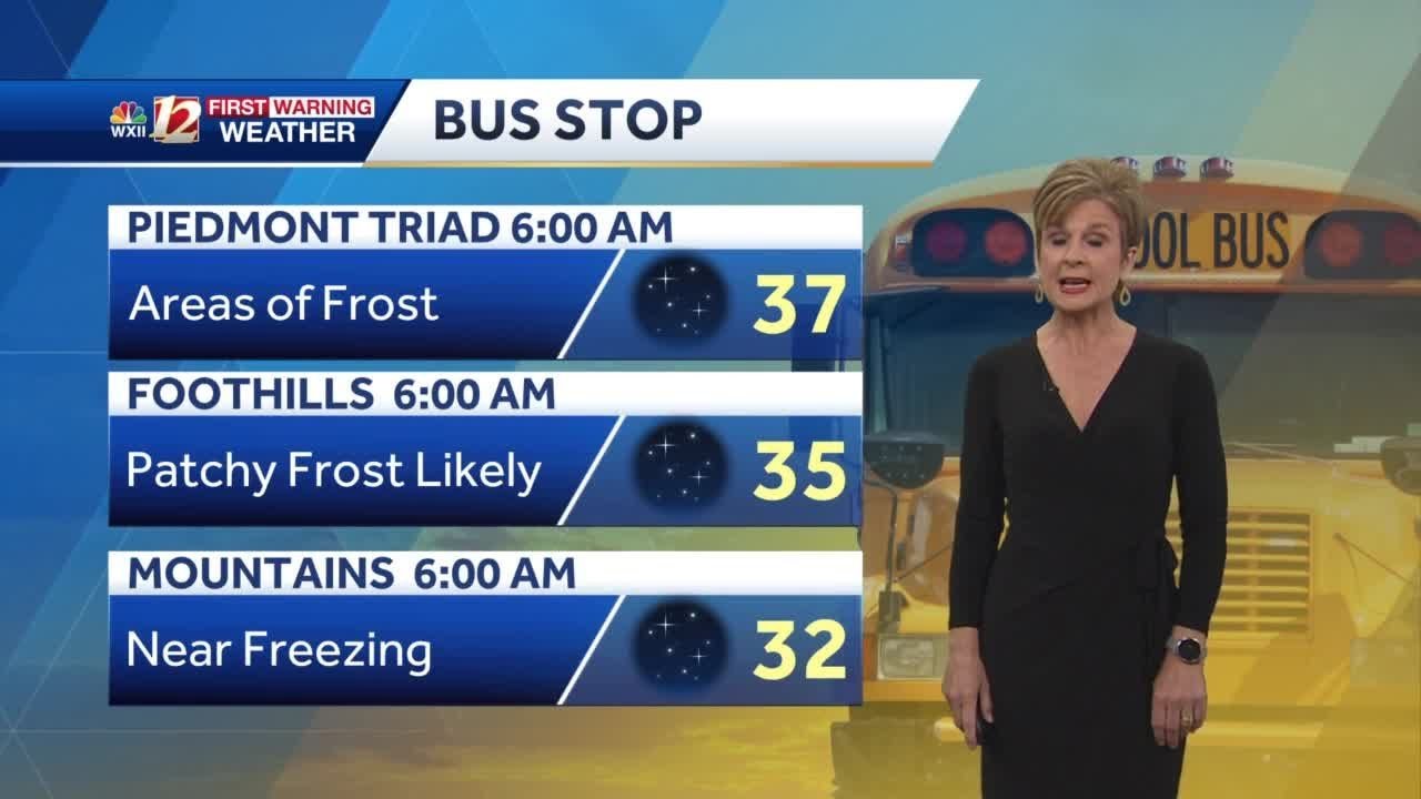 WATCH: Patchy frost Thursday morning - YouTube