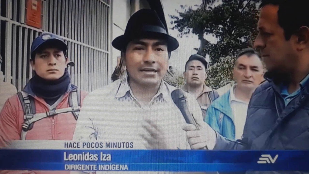 Leonidas Iza Senala Condiciones Para Dialogo Youtube