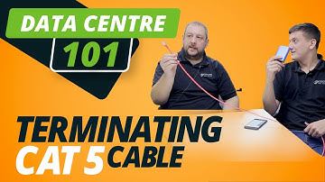 DATA CENTRE 101 | TERMINATING CAT 5 CABLE | ASH & PAV have a CRIMP-OFF!